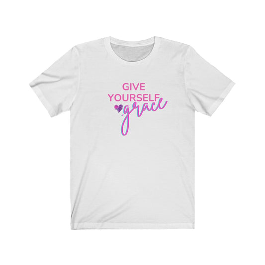 Give Yourself Grace (white/pink/purple)