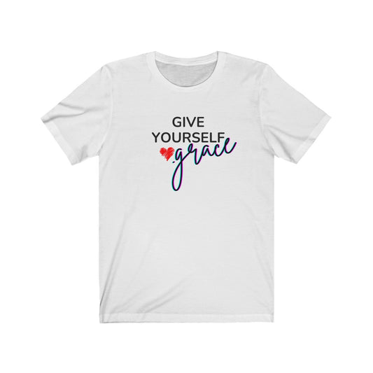 Give Yourself Grace (white/black/red)