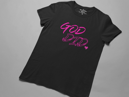 God Did (electric pink)