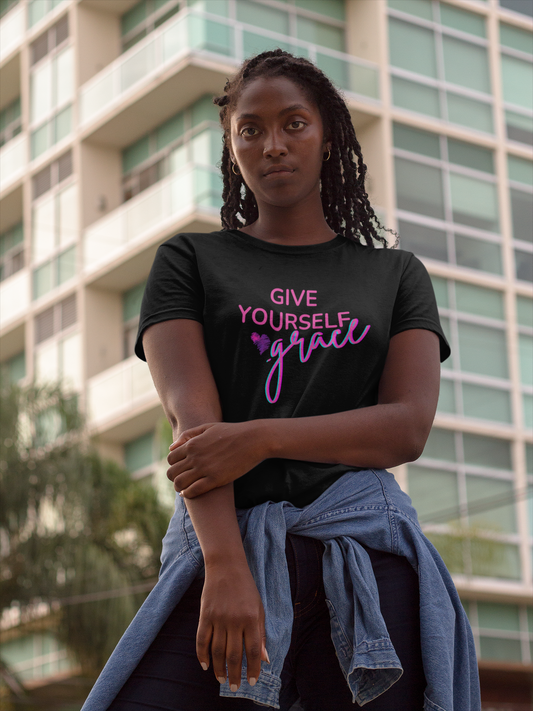 Give Yourself Grace (black/pink/purple)