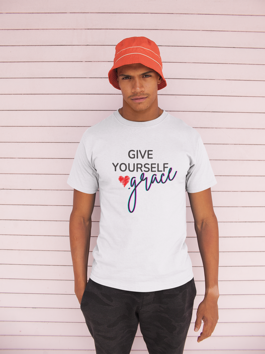 Give Yourself Grace (white/black/red)